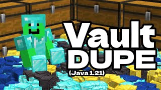 Minecraft Multiplayer Item Duplication Glitch Java 121  Easy Tutorial [upl. by Naiva]