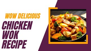 Quick and Easy chicken wok Recipe at italian restaurant italianfood [upl. by Elokkin560]