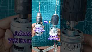 johnson 775 Dc motor vs leshi 775 Dc motor drill test shorts dcmotor experiment [upl. by Aihpos316]