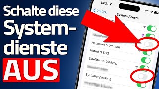 Schalte diese iPhone Systemdienste JETZT aus [upl. by Lonne530]