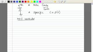 Lecture 8 Capacitors and Varactors [upl. by Vanna]