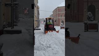 Pe Republicii Brasov romania snow travel winter [upl. by Jarrell]