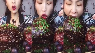 ASMR MUKBANG  Teriyaki Pork Braised Pork Belly Fried Chicken Feet Snail Noodles Spicy Seafood [upl. by Em]