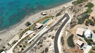 Luxury Villa Video Production Crete Island Beach House Arvi East luxuryvilla greece drone [upl. by Goddart]