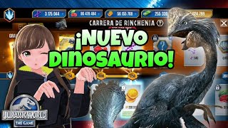 ¡NUEVO DINOSAURIO RINCHENIA como CONSEGUIRLO FÁCILMENTE en JURASSIC WORLD THE GAME [upl. by Elatnahs]