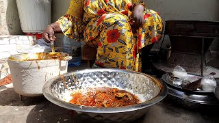 Préparation du soupe kandia à Dakar Sénégal 2 à la cuisine [upl. by Nalak595]