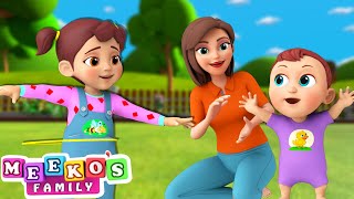 Fun Action Dance Kids Songs  Its Good To Exercise Song  Meekos Family [upl. by Naffets]