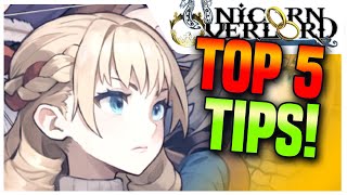 Unicorn Overlord TOP 5 TIPS Expert [upl. by Binni]