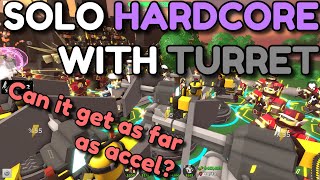 SOLO HARDCORE WITH TURRET  ROBLOX TOWER DEFENSE SIMULATOR [upl. by Sirehc]