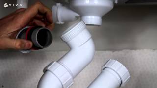 How to Install or Replace a Swivel P Trap Waste Fitting for a Bathroom Basin or Kitchen Sink [upl. by Tenney926]