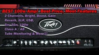 Peavey ValveKing 100w All Tube Head  BEST Price MOST Features [upl. by Alesram]