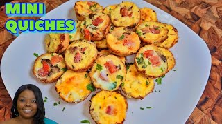 Mini Quiche RECIPE That Will Change Your Breakfast Game [upl. by Myke]