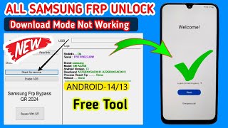 Samsung Frp Bypass 2024Android 1314 New Security 2024 JulyAugust100 Working Solution [upl. by Melba]