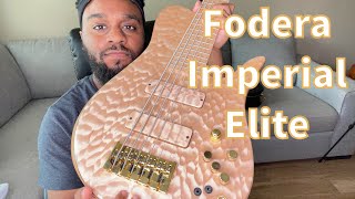 Fodera Imperial Elite 6String Bass Review🔥🔥🔥 [upl. by Wieren]