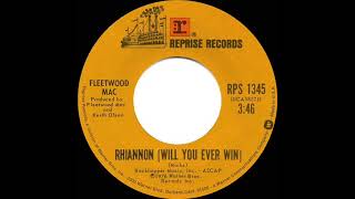 1976 HITS ARCHIVE Rhiannon Will You Ever Win  Fleetwood Mac stereo 45 single version [upl. by Nirrol]