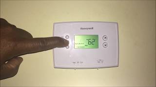 How To Easily Program a Honeywell Thermostat [upl. by Naltiac688]