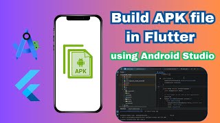 Build APK file in Flutter using Android Studio [upl. by Aerdnua]