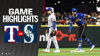 Rangers vs Mariners Game Highlights 91324  MLB Highlights [upl. by Zarger6]