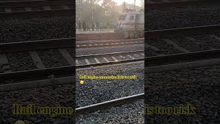 Rail engine connection indianrailways train locomotive track railway shortsvideo struggle [upl. by Buckden990]