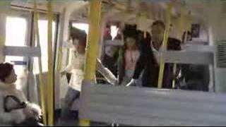 Thriller dance on the tube  Michael Jackson thriller [upl. by Nykal]