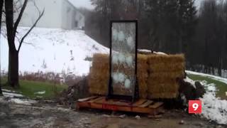 Ibis Tek  Transparent Ballistic Protection Barrier Glass Demonstration  38 Rounds [upl. by Rooke]