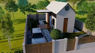 SMALL HOUSE DESIGN LOFT TYPE HOUSE DESIGN [upl. by Lepper413]