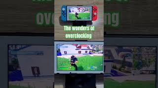 Fortnite at 60 FPS on Nintendo Switch through overclocking [upl. by Battista122]