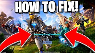 Why is Fortnite Servers Down How to Fix Fortnite Servers Not Responding [upl. by Lehcyar]