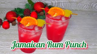 How to Make Jamaican Rum PunchChristmas Rum Punch RecipeEasy Festive Rum PunchFruit Punch [upl. by Chaing]