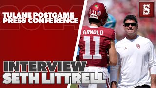 TULANE POSTGAME PRESS CONFERENCE Offensive coordinator Seth Littrell [upl. by Ayortal]