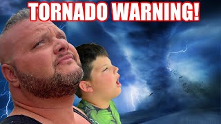 TORNADO WARNING Tornado Outbreak in OKLAHOMA 🌪 [upl. by Hnad788]