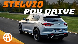 2024 Alfa Romeo Stelvio Competizione  POV Review [upl. by Aenotna]