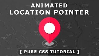 Location Pointer Animation Pure Css Pulse Animation Effects [upl. by Tsugua]