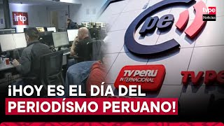 Hoy 1 de octubre se celebra el Día del Periodista Peruano [upl. by Eilerua]