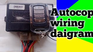 Autocop remote center lock wiring daigram autocop remote [upl. by Anett145]