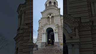 Riga Nativity of Christ Orthodox Cathedral from outside 💫 riga center europeantravel [upl. by Bearnard]