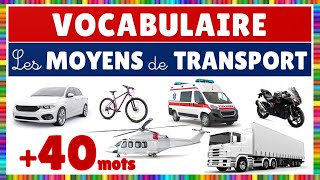 Les moyens de transport en français [upl. by Peatroy]