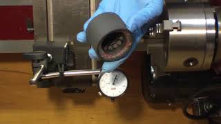 Quad Roller Skate Wheel regrooving or resurfacing on a lathe [upl. by Sidonia]