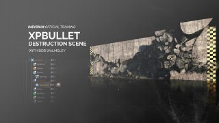 XParticles  xpBullet Tutorial  Destruction Scene [upl. by Dreeda991]