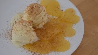 Romantisches Rezept karamellisierte Apfel ♡ Herzen mit Vanilleeis und einem Hauch von Zimt ♡ [upl. by Armat]