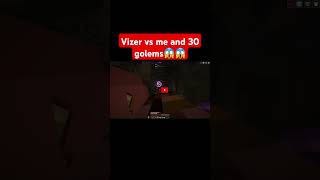 Vizer VA me and 30 golem minecraft shorts Batley vizer wildlife [upl. by Enilrek]