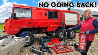 Cutting The Roof Off Our Rare Overlander Expedition Camper Build [upl. by Sine]