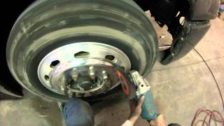 Evans Detailing and Polishing how to polish a Semi frontsteer wheel [upl. by Mulderig488]