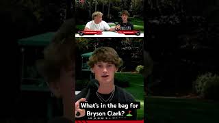 What’s in the bag for Bryson Clark ⛳️ golf golfshorts highschoolsports [upl. by Lamarre]