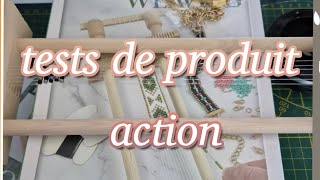 🤔test du métier à tissé d action 🌺 diy action loisirscreatifs [upl. by Pitzer]