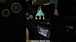 Audison thesis 3way component on ground zero reference amplifier with a 6inch GZ subwoofer enjoy [upl. by Roper5]