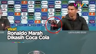 Duh Cristiano Ronaldo Marah di Konferensi Pers karena Soda [upl. by Boffa]