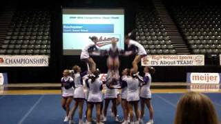 Rochester Cheer  State Finals 2009  Round 3 [upl. by Waverley]