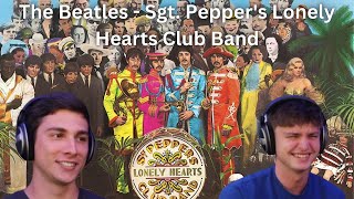 My Cousin And I React To The Beatles  Sgt Peppers Lonely Hearts Club Band [upl. by Anigue]