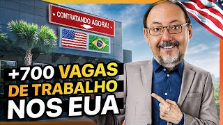 EMPRESAS ABREM 700 VAGAS PRA TRABALHAR NOS EUA [upl. by Repohtsirhc591]